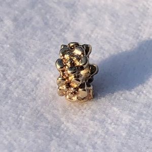 Pandora 14kt Gold Ring of Flowers Spacer